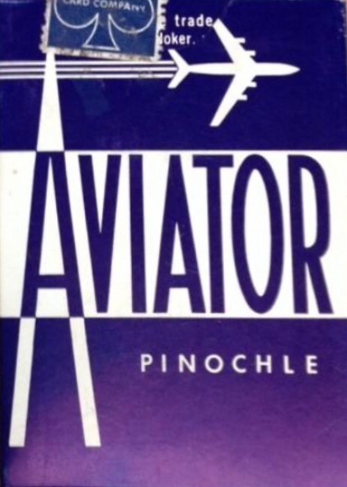 Aviator Pinochle Blue front image