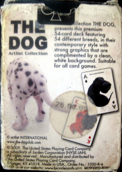 The Dog Artlist Collection back image
