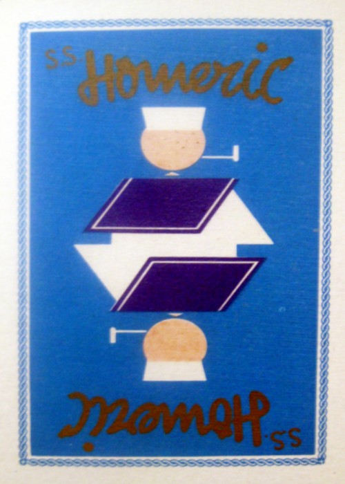 HOME LINES S.S. HOMERIC (BLUE) front image