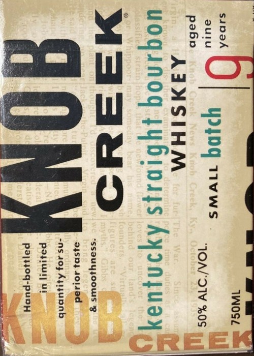 KNOB CREEK  Kentucky Straight Bourbon Whiskey front image