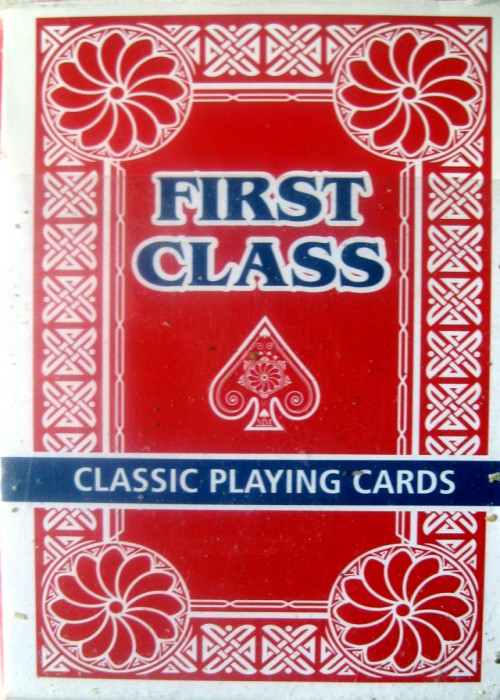 First Class Classic Playing Cards front image