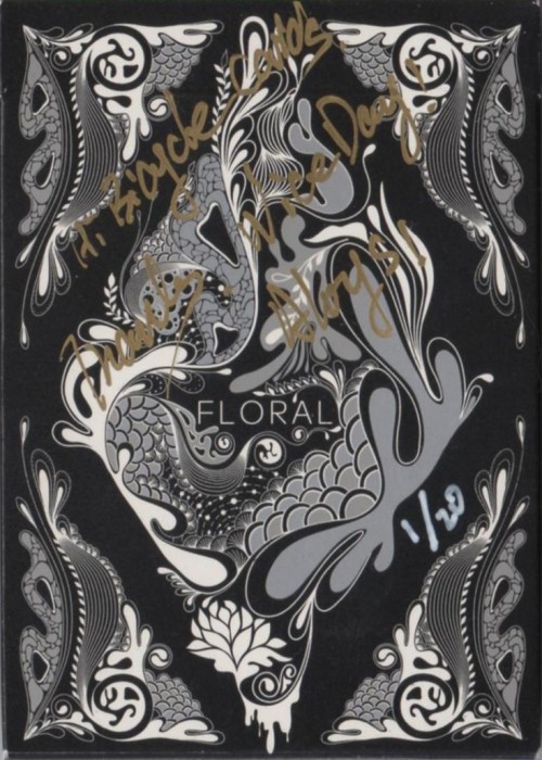 Floral Black front image