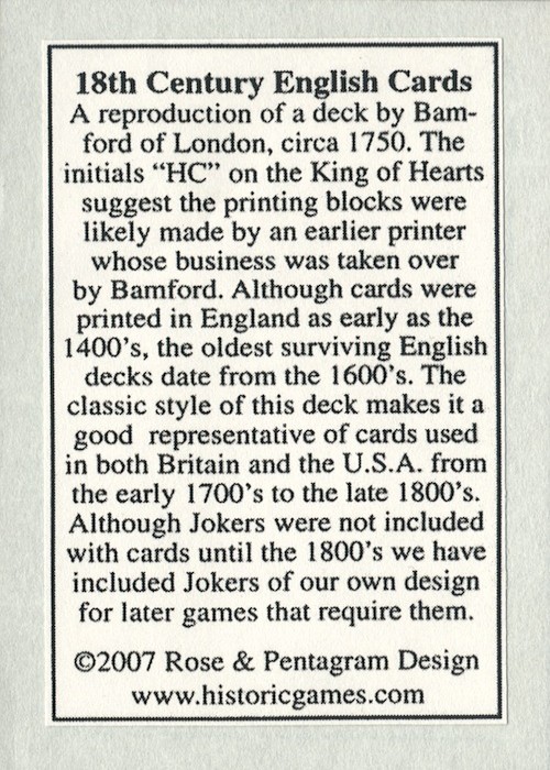 Bamford of London Reproduction front image