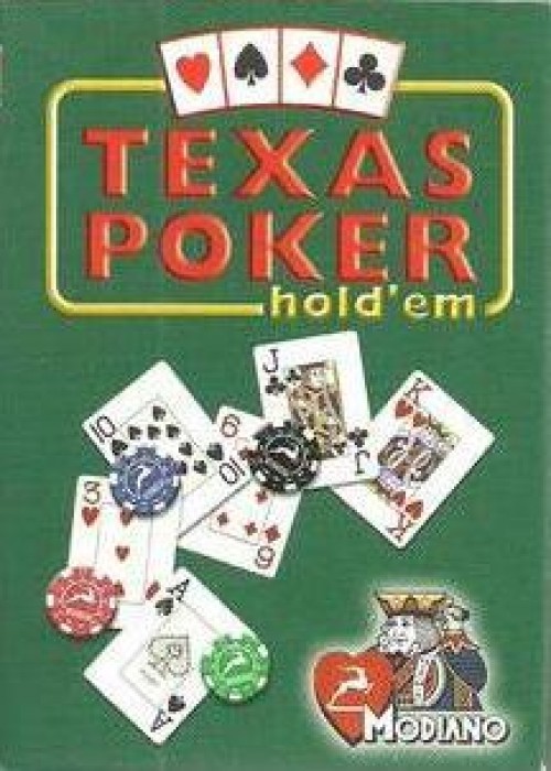 Modiano Texas Poker Hold 'em Red front image
