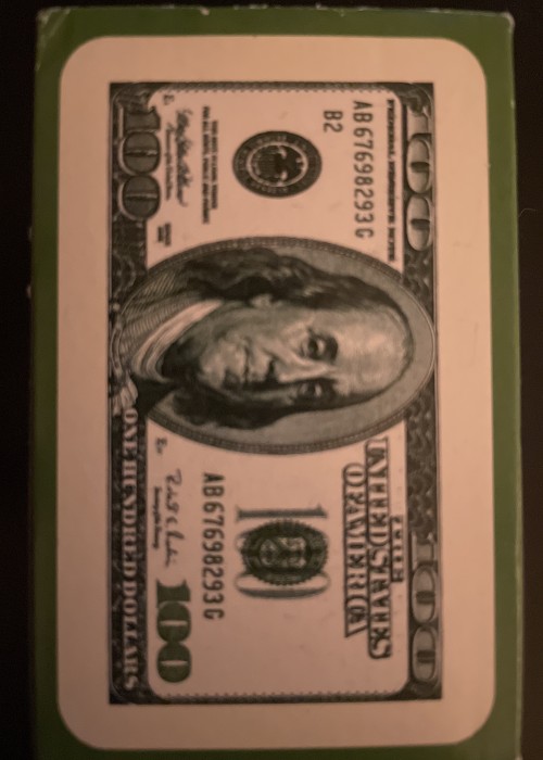 100 Dollar Bill front image