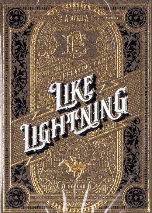 Like Lightning (Gold Gilded) front image