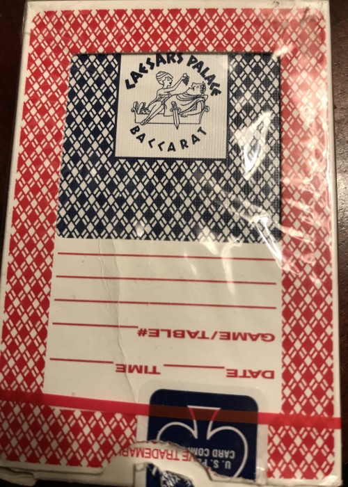 Caesars Palace Baccarat front image