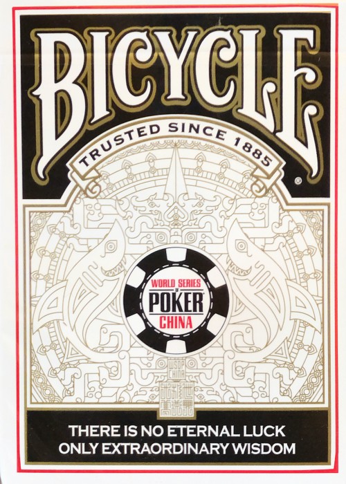 World Series of poker black [Bicycle] front image