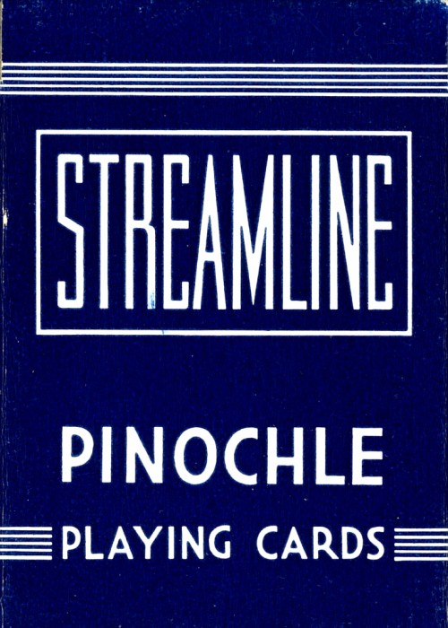 Streamline Pinochle Blue [Arrco] front image