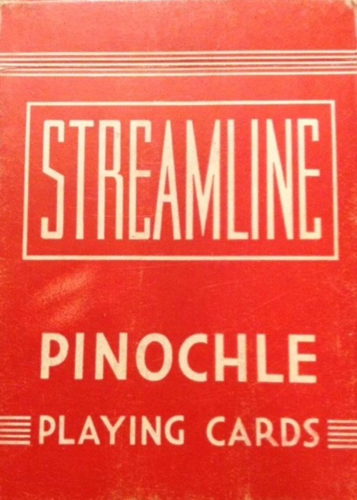 Streamline Pinochle Red [Arrco] front image