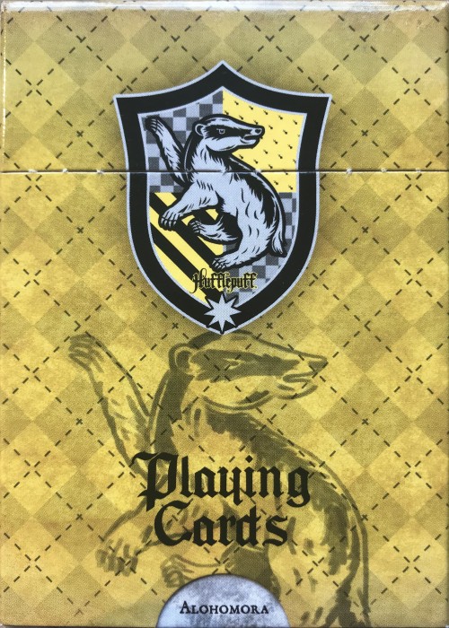 Hufflepuff - Harry Potter House Playing Cards front image
