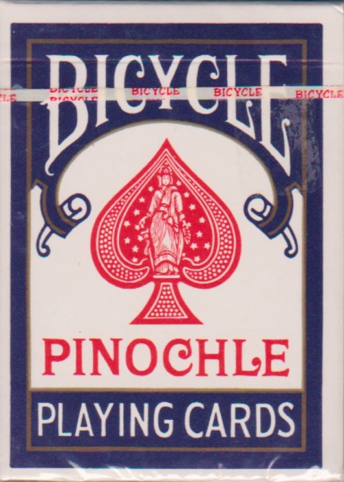 Rider Back Pinochle BLUE [Bicycle] front image