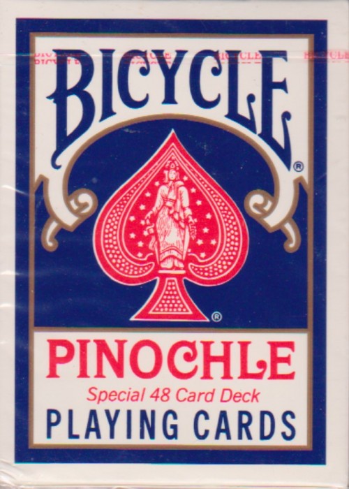 Pinochle 48 Blue [Bicycle] front image
