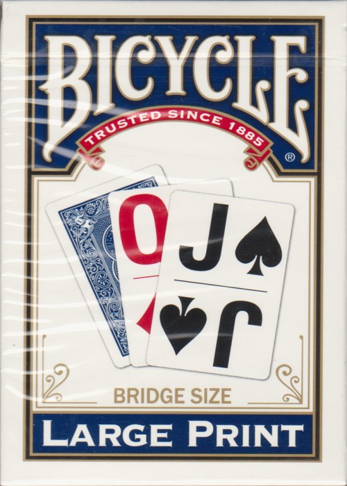 Bridge Size Large Print Blue [Bicycle] front image