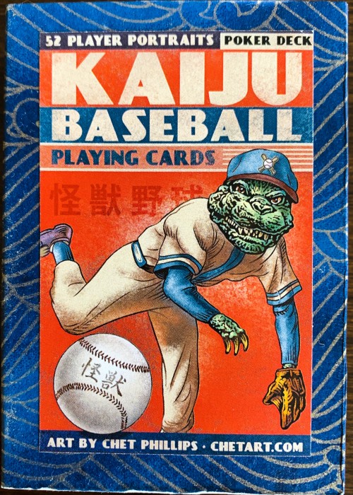 Kaiju Baseball Playing Cards Limited Edition Box front image