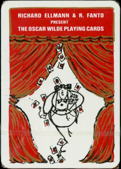 Oscar Wilde Playing Cards front image