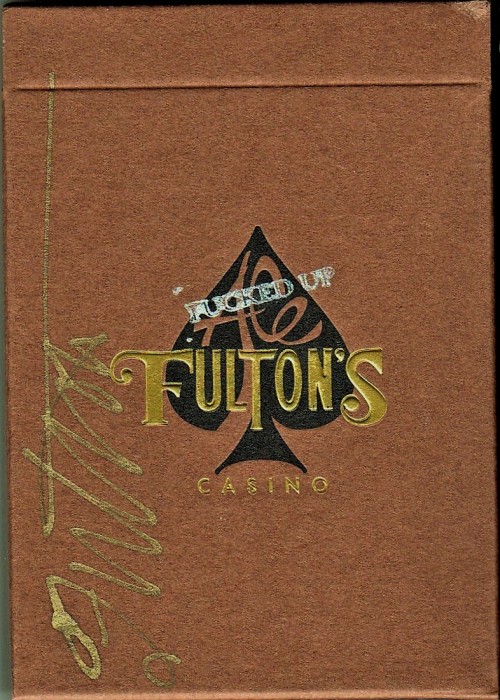 Ace Fulton's Casino Vintage Back Tobacco (F*CKED UP Ed.) front image