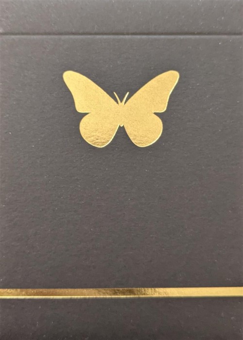 Butterfly Black Series Black & Gold Unmarked Unnumbered front image