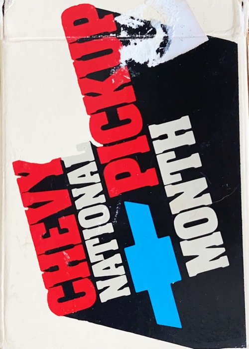 Chevy National Pickup Month front image