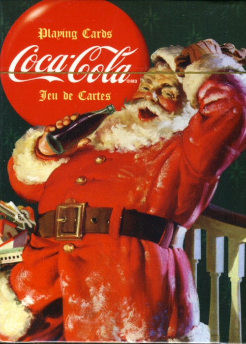 Coca-Cola Santa Drinking Coke front image