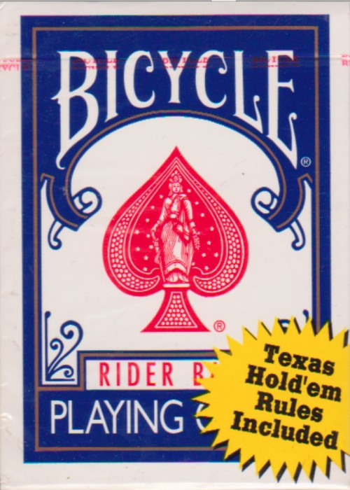 Rider Back 808 Blue (Poker - Texas Hold'em) [Bicycle] front image