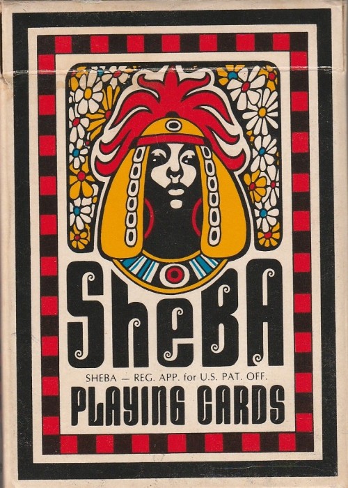 Sheba Playing Cards front image