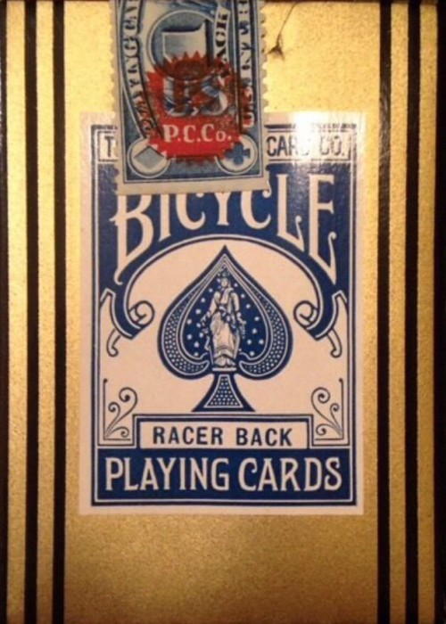 Racer Back Blue (Gold Tuck) [Bicycle] front image