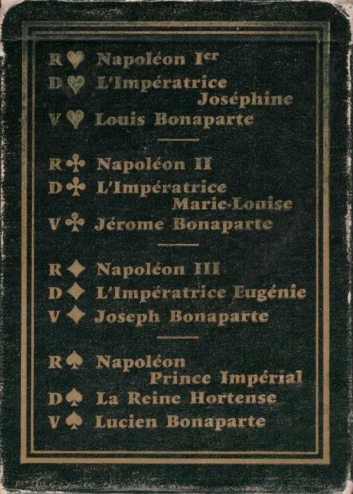 Jeu Bonaparte (Green) front image