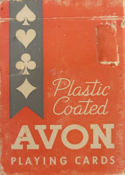 Avon Playing Cards Yellow Butterfly front image