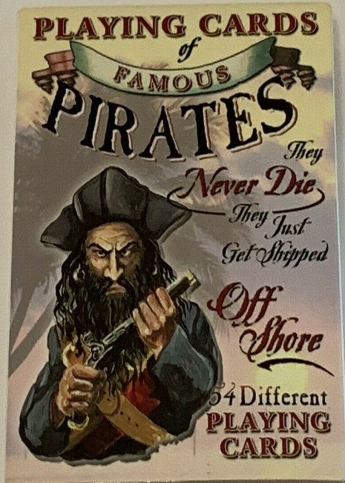 Famous Pirates Playing Cards All Hands on Deck front image