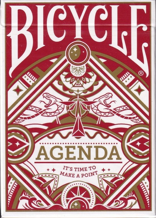 Agenda Red Basic [Bicycle] (No seal) front image