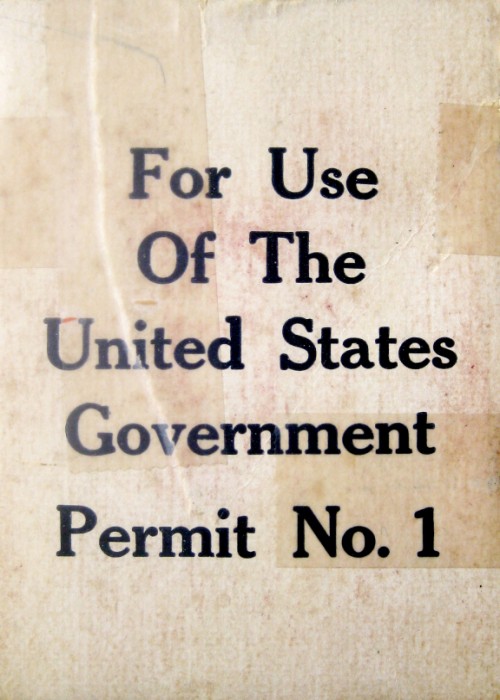 Remembrance Archer Back (For Use of the United States Government Permit No. 1) front image