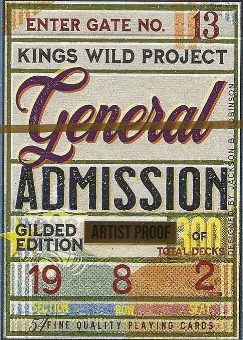 General Admission Gilded Artist proof front image