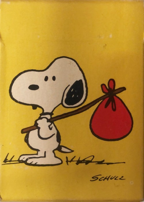 Peanuts Playing Cards (Hallmark) - Snoopy with Bindle front image
