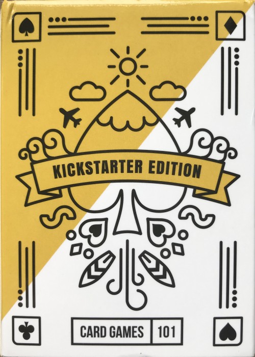 Card Games for Travelers (Kickstarter Yellow) front image