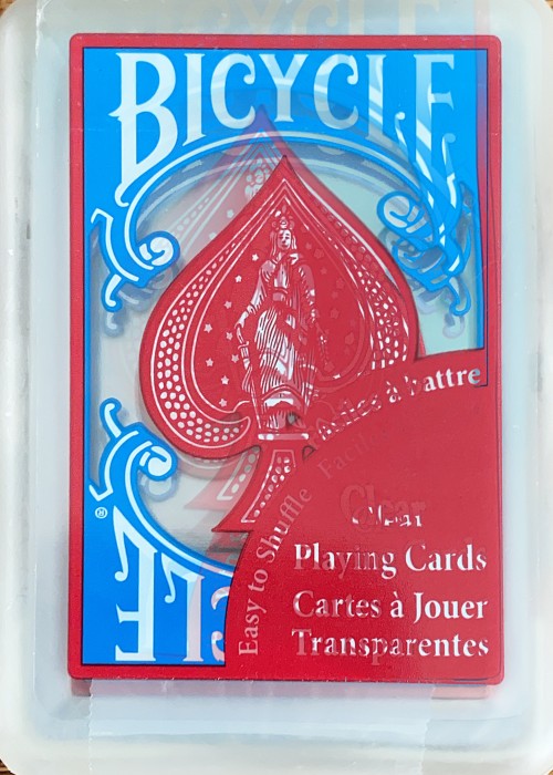 Clear Playing Cards (French ) [Bicycle] front image