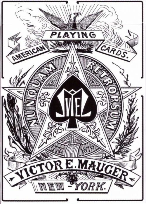 1876 Mauger Centennial Exposition Restoration Standard (Blue Back) front image