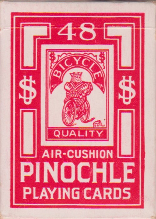 Pinochle 48 1 Pack seal RED [BICYCLE] front image