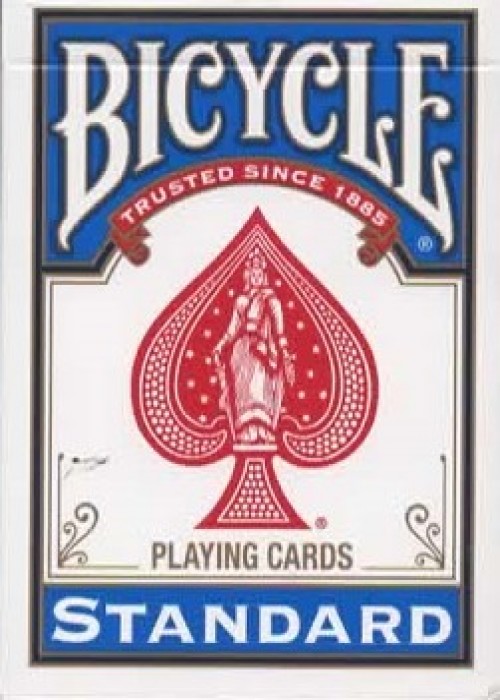 Standard Blue ( red square ) [Bicycle] front image