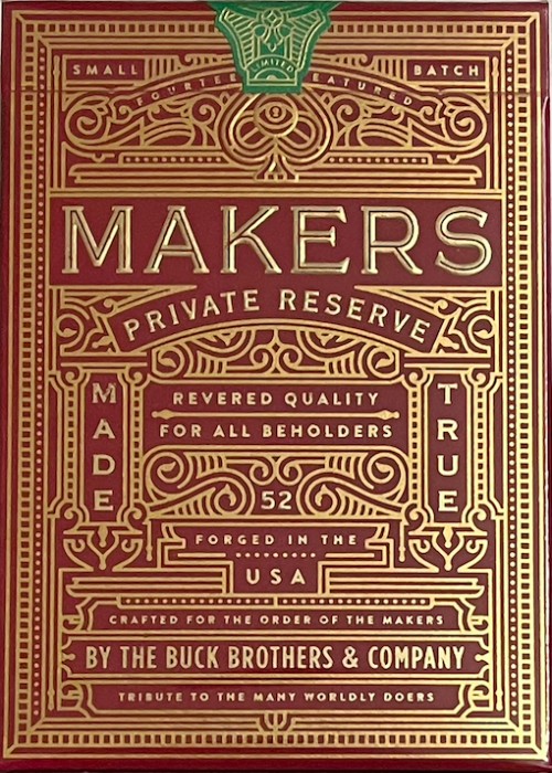 Makers - Private Reserve front image