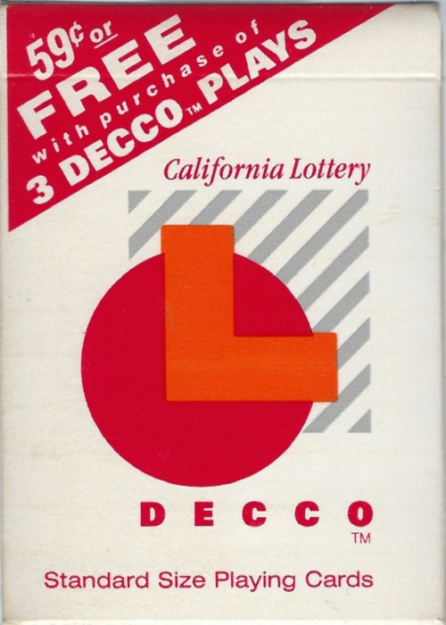 DECCO - California Lottery front image
