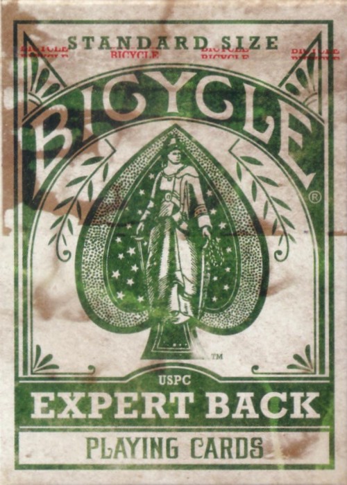 Expert Back Distressed Green [Bicycle] front image
