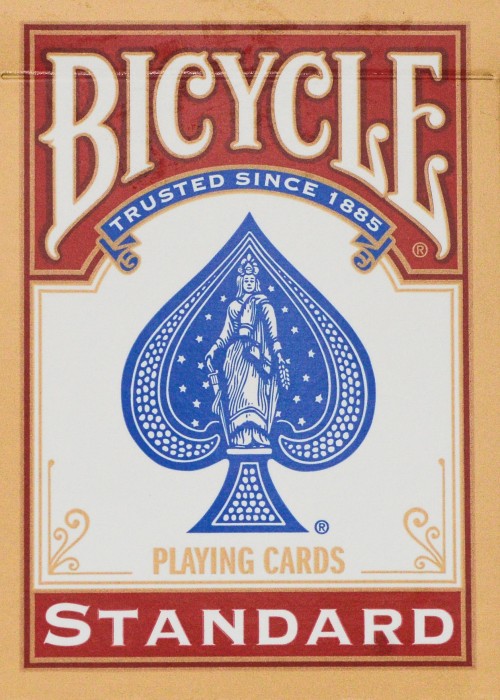 Standard Red Gold Bordered [Bicycle] 2009 front image