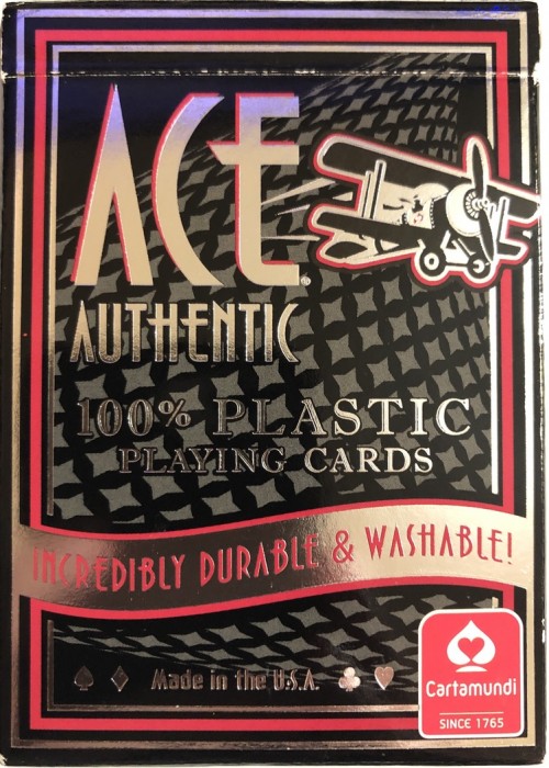 Cartamundi Ace Plastic Red front image