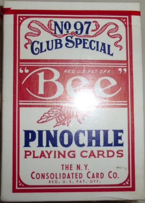 Bee Pinochle No. 97 Red front image