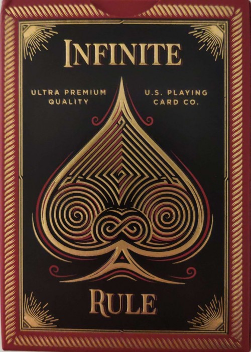 Infinite Rule Luxury Playing Cards front image
