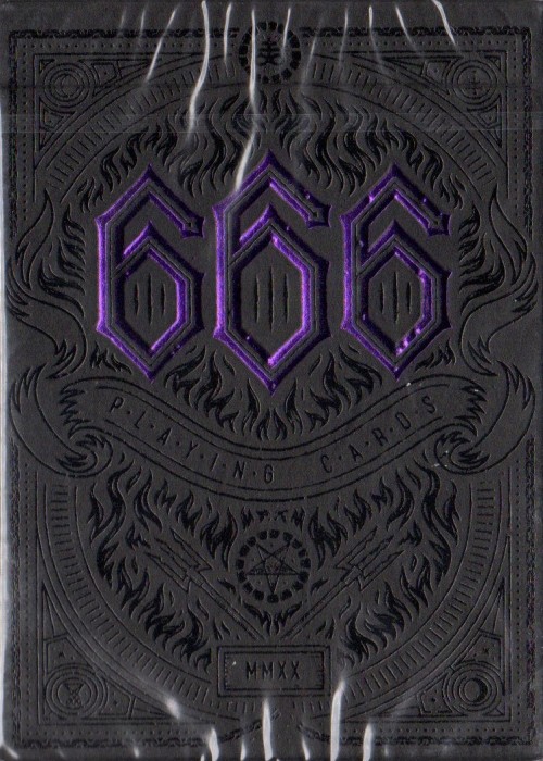 666 PURPLE INFERNO GILDED front image