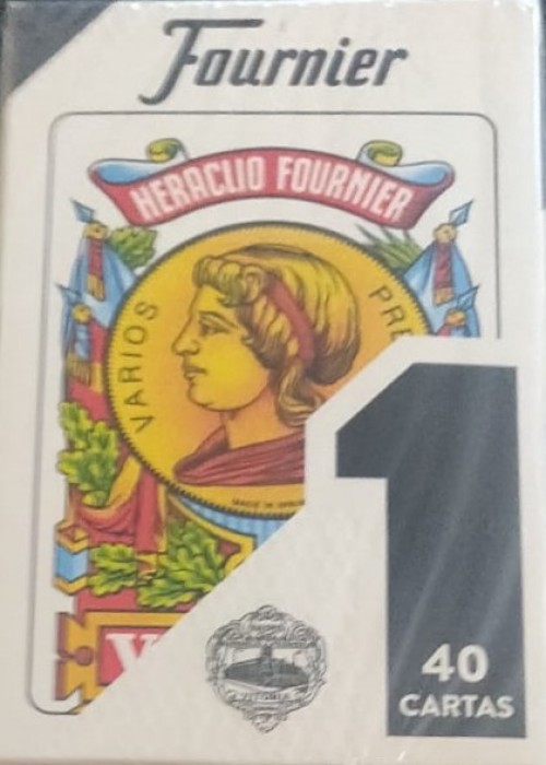 FOURNIER NO. 1 40 CARTAS (BLUE) front image