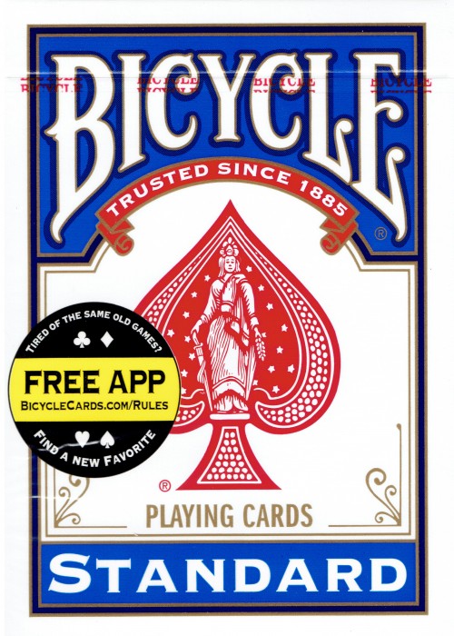 Standard Blue [Bicycle] (Free App) (T.M. left side) front image