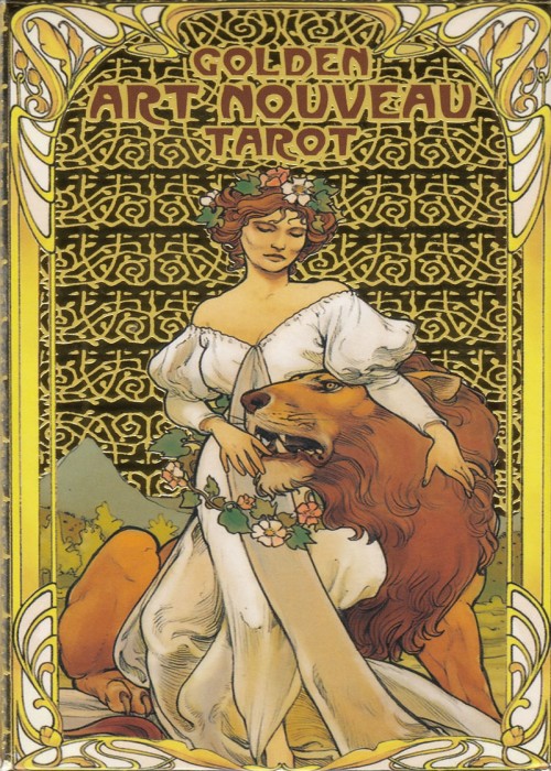 Golden Art Nouveau Tarot front image